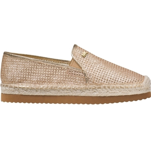 Michael Michael Kors  KendricGlitter Espadrille Platform Loafer  shoes 9.5M - Picture 1 of 14